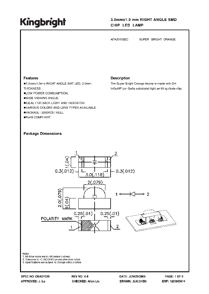 APA3010SEC_1086441.PDF Datasheet