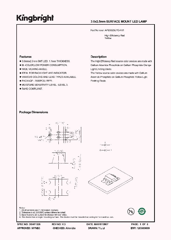 APB3025EYC-F01_1210674.PDF Datasheet