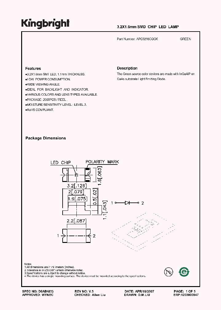 APC3216CGCK_1210719.PDF Datasheet