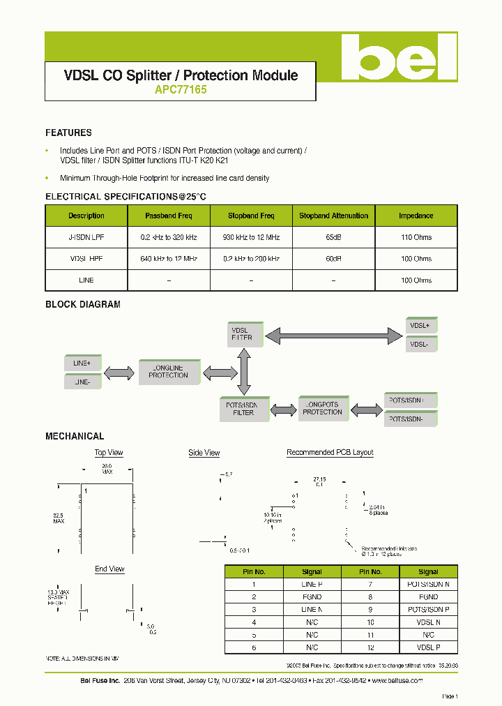 APC77165_1210750.PDF Datasheet