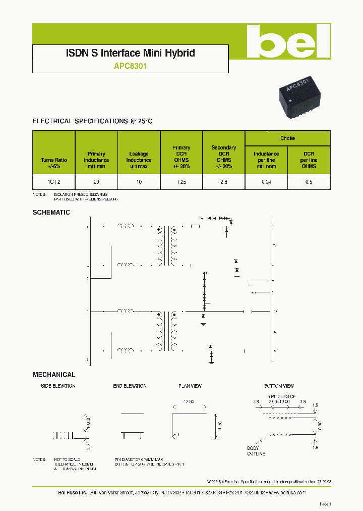 APC8301_1089350.PDF Datasheet