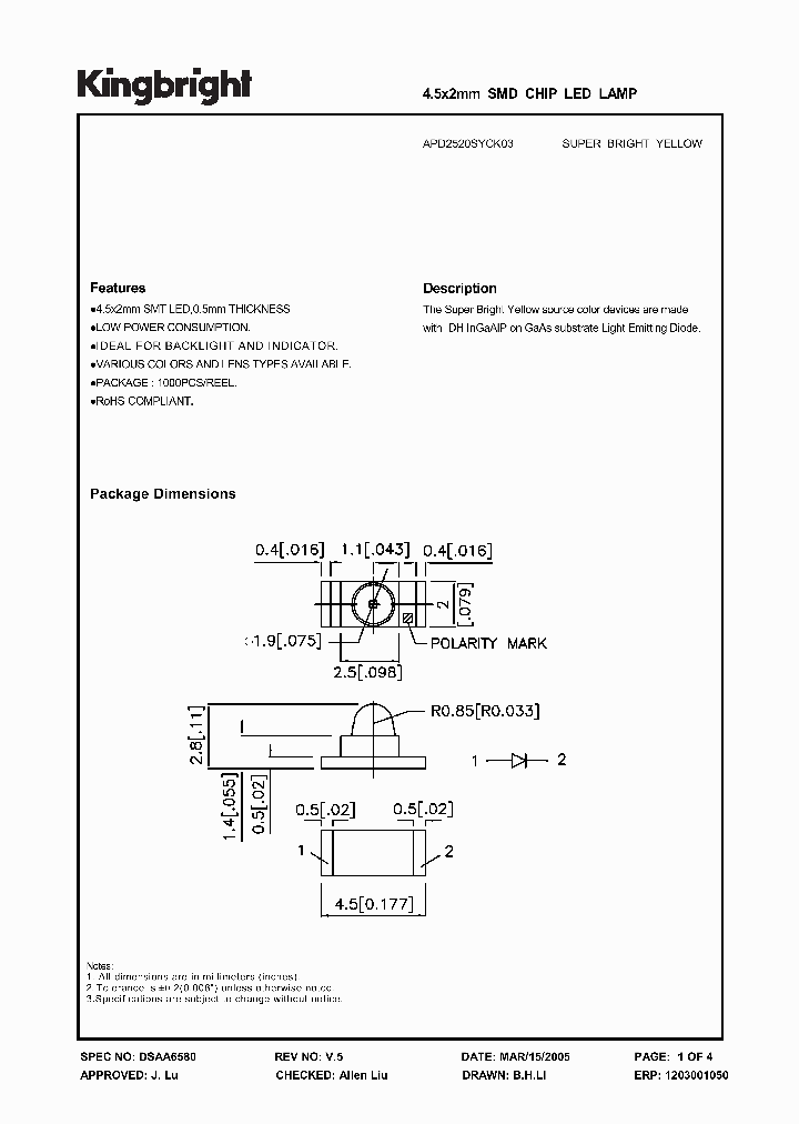 APD2520SYCK03_1210784.PDF Datasheet