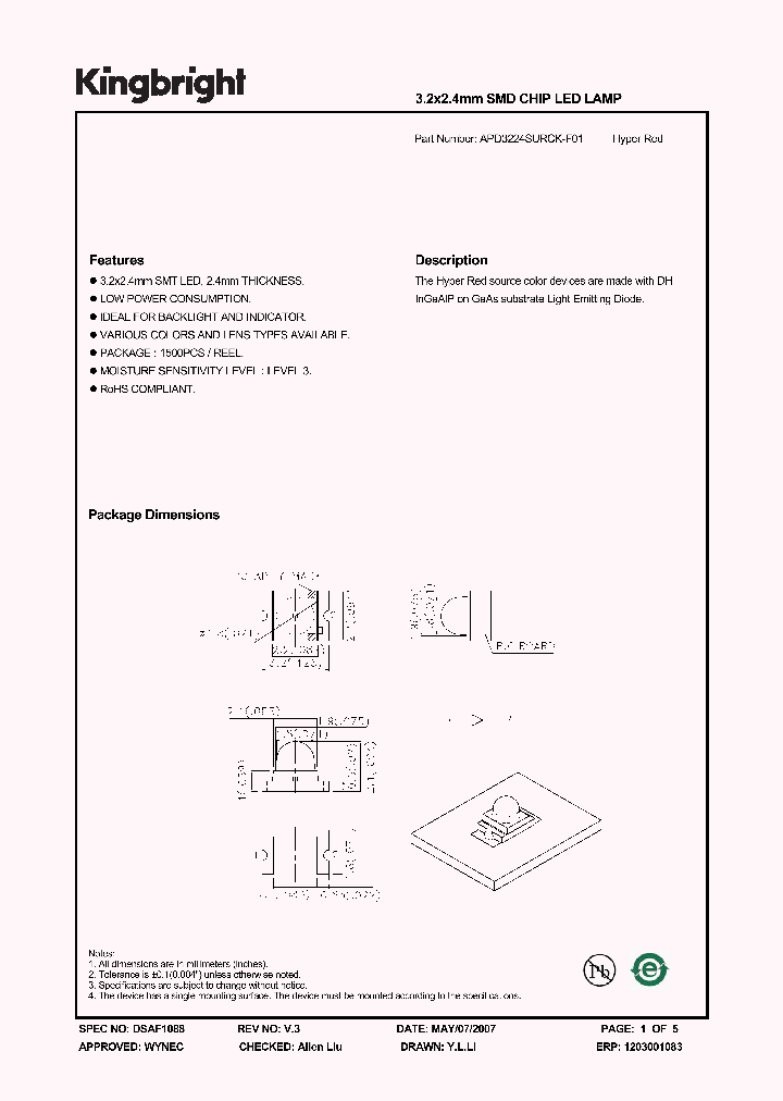 APD3224SURCK-F01_1180900.PDF Datasheet