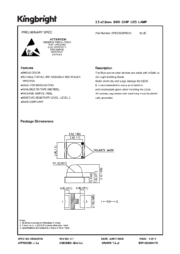 APED3528PBCA_1210800.PDF Datasheet