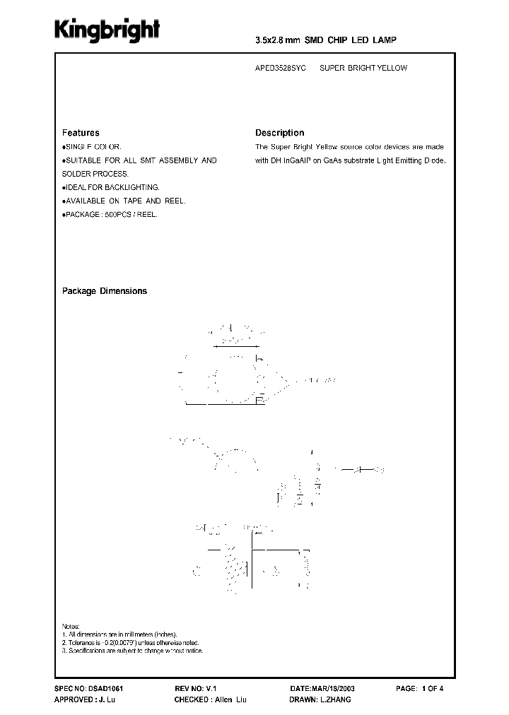 APED3528SYC_1210808.PDF Datasheet