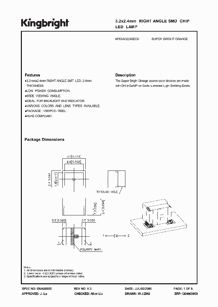 APEKA3224SECK_1210834.PDF Datasheet