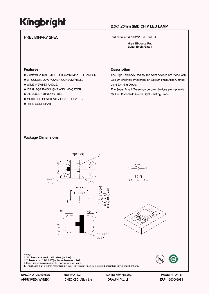 APHBM2012ETSGTC_1210858.PDF Datasheet