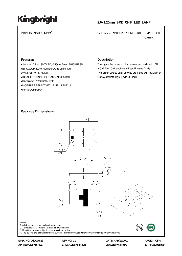 APHBM2012SURKCGKC_1210861.PDF Datasheet