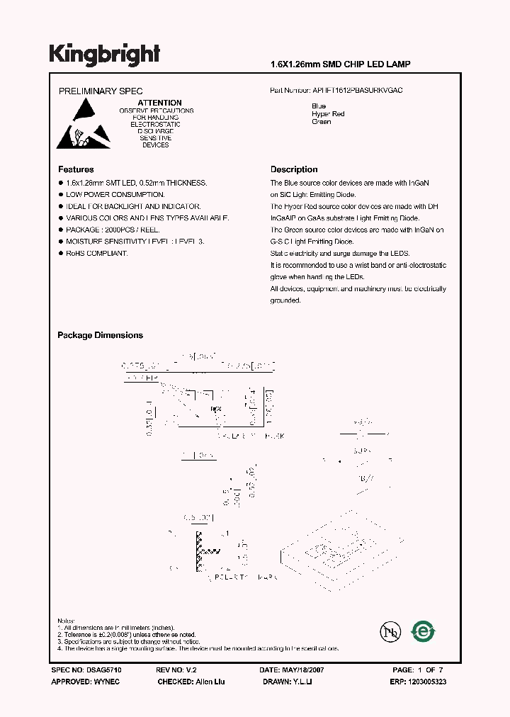 APHFT1612PBASURKVGAC_1210870.PDF Datasheet