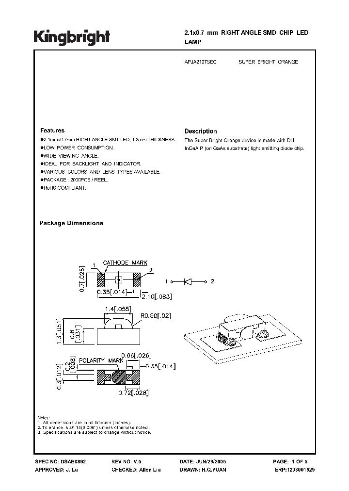 APJA2107SEC_1210918.PDF Datasheet