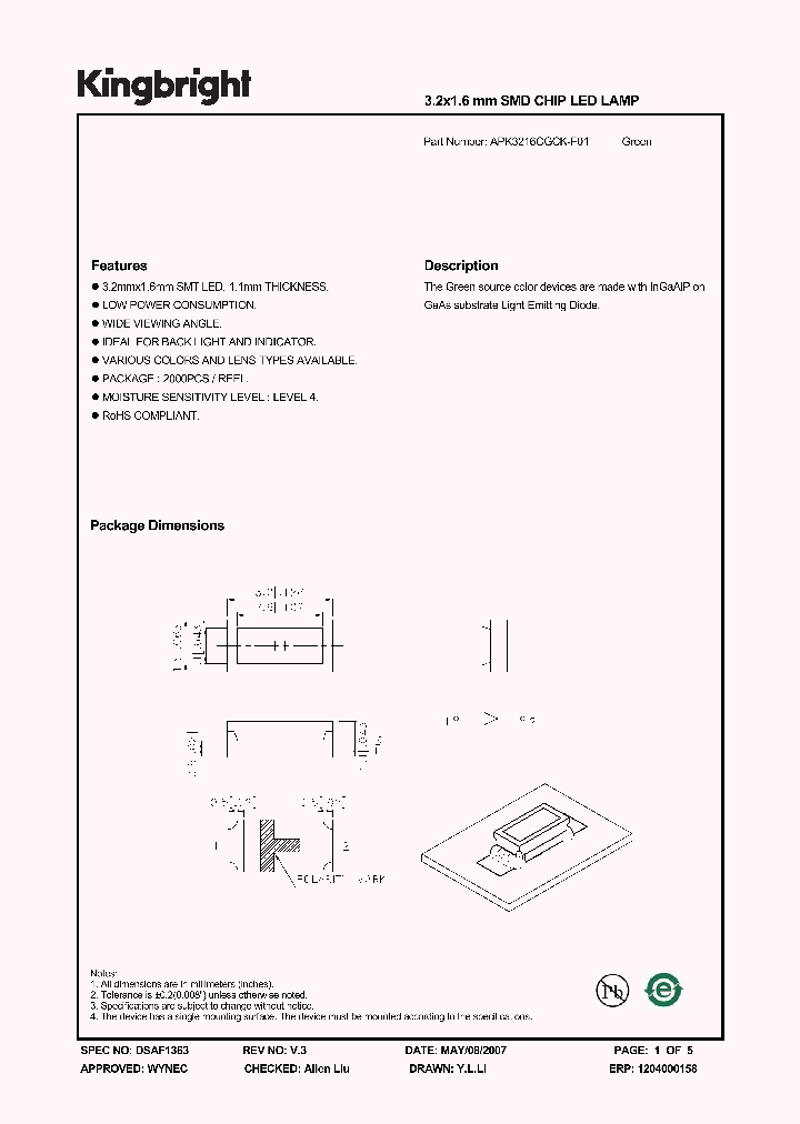 APK3216CGCK-F01_1210932.PDF Datasheet