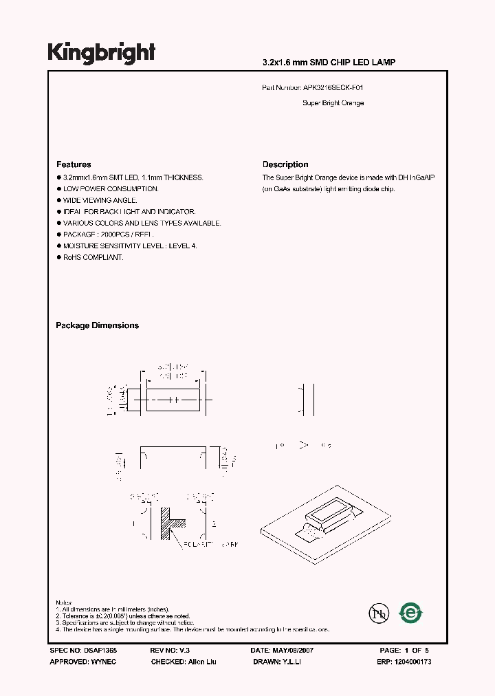 APK3216SECK-F01_1210940.PDF Datasheet