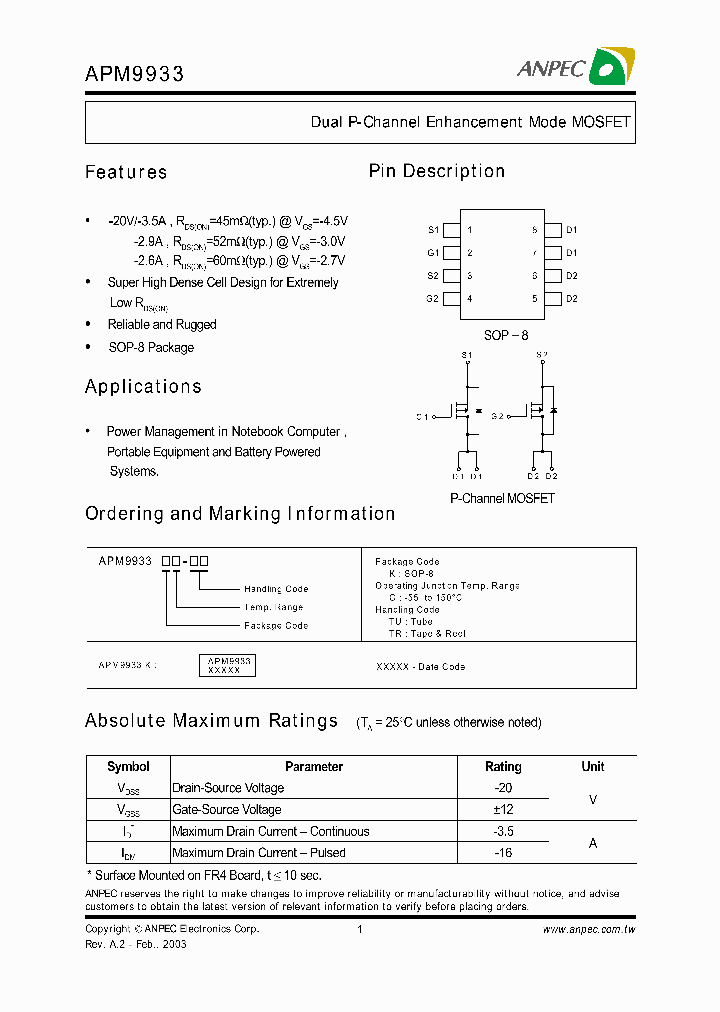 APM9933KC-TU_1211176.PDF Datasheet