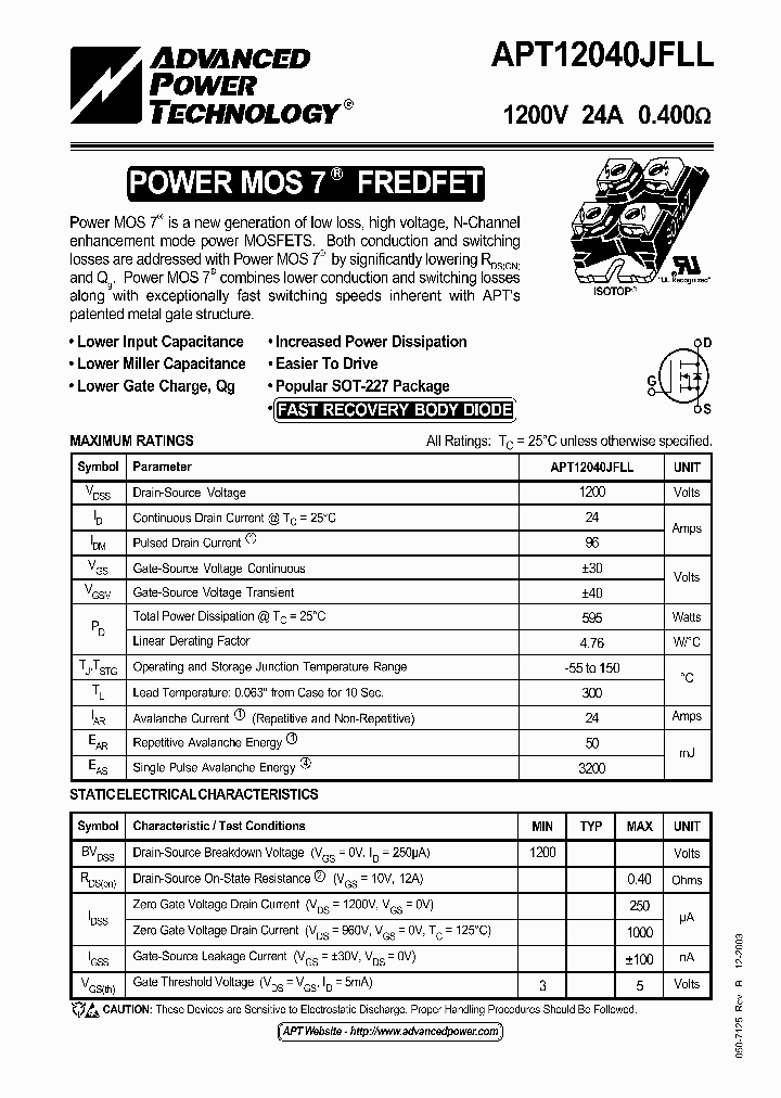 APT12040JFLL_1211328.PDF Datasheet
