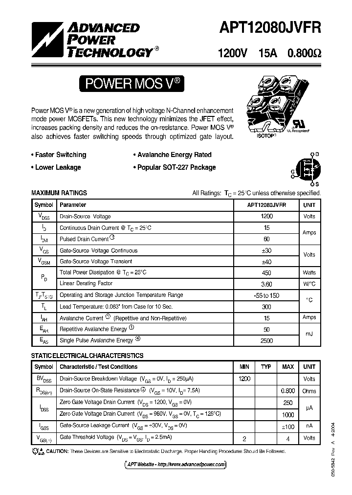 APT12080JVFR_1211345.PDF Datasheet