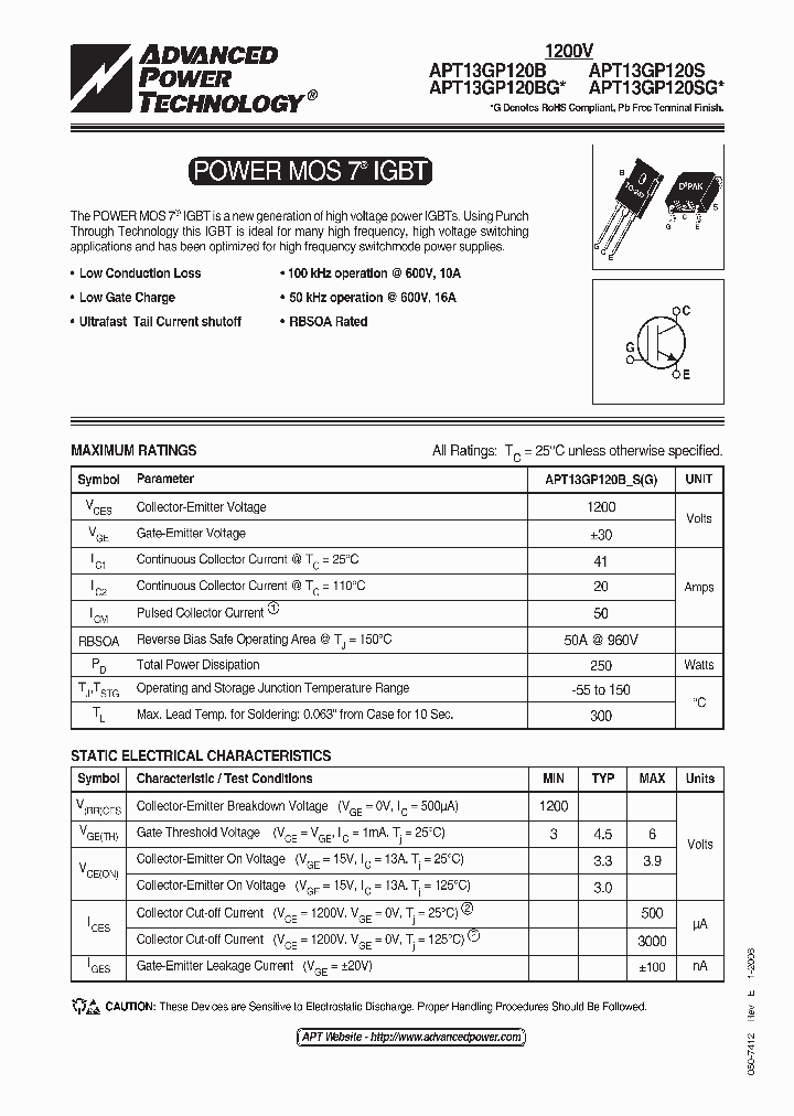 APT13GP120B_1091181.PDF Datasheet