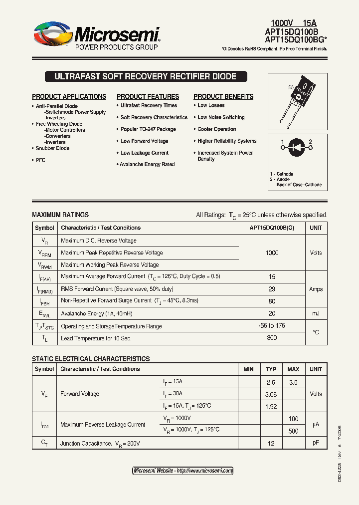 APT15DQ100BG_1211376.PDF Datasheet