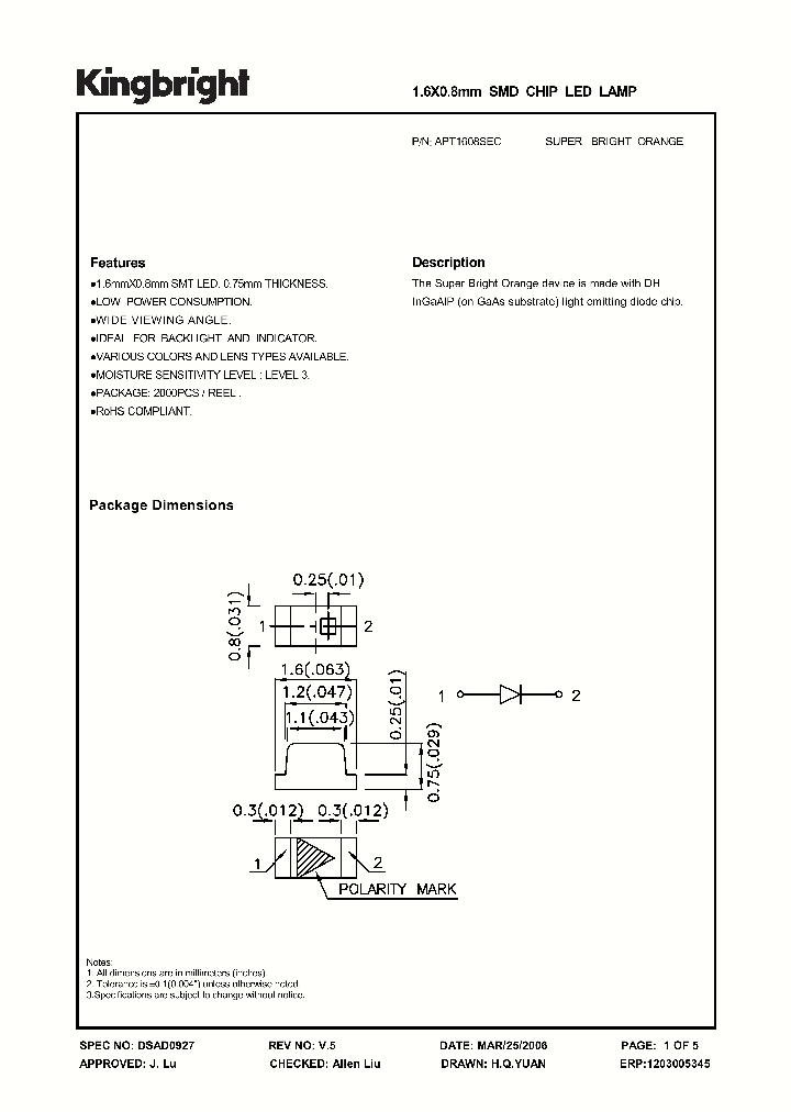APT1608SEC_1211397.PDF Datasheet