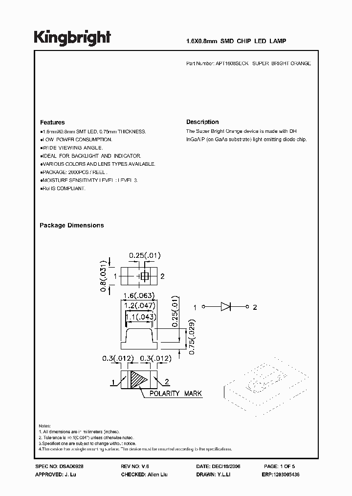 APT1608SECK_1211399.PDF Datasheet