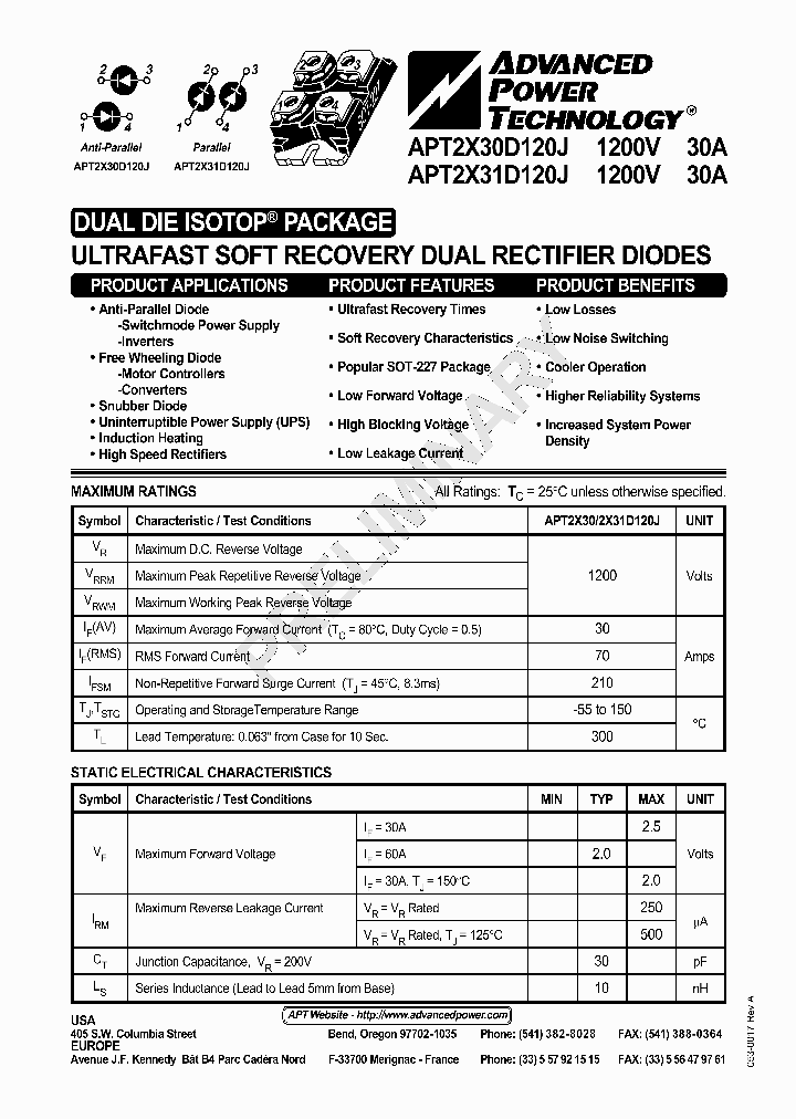 APT2X31D120J_1211514.PDF Datasheet