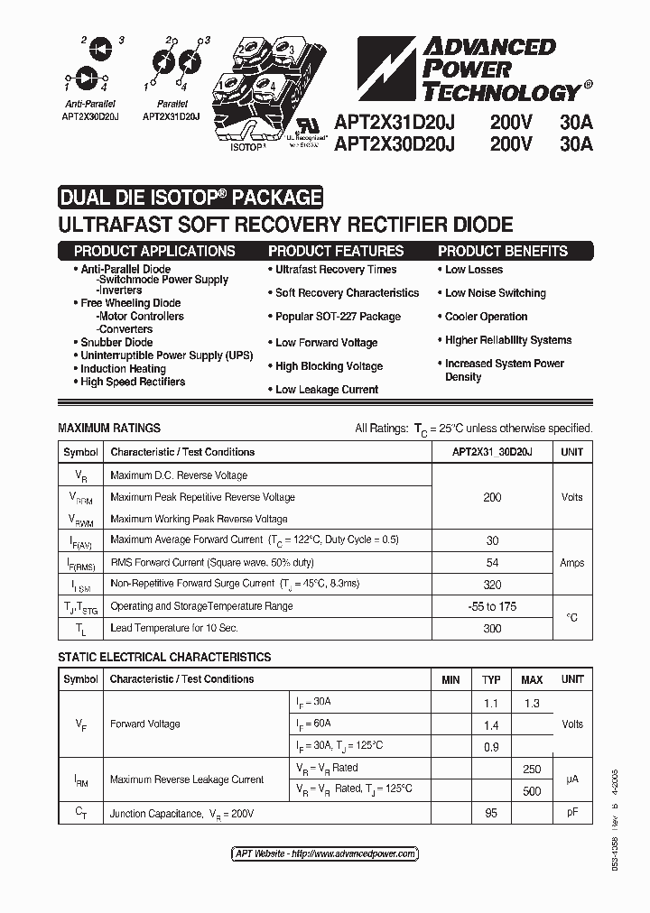 APT2X31D20J05_1211515.PDF Datasheet