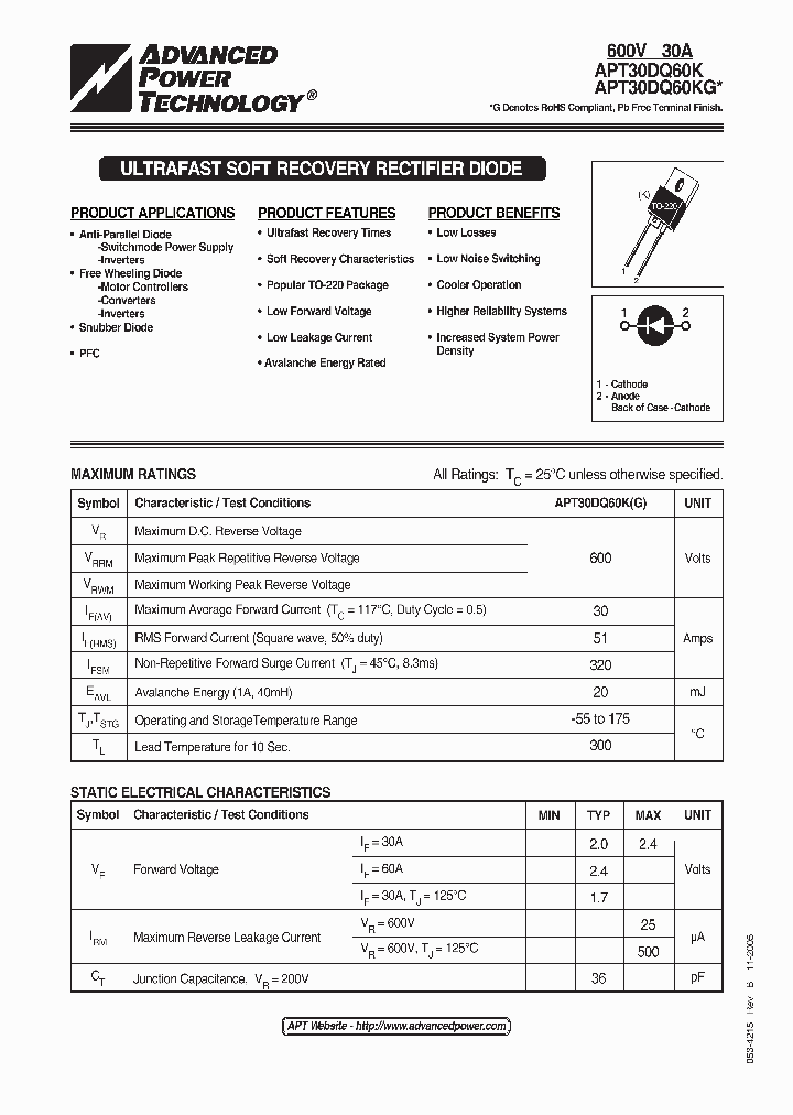 APT30DQ60K_1169494.PDF Datasheet