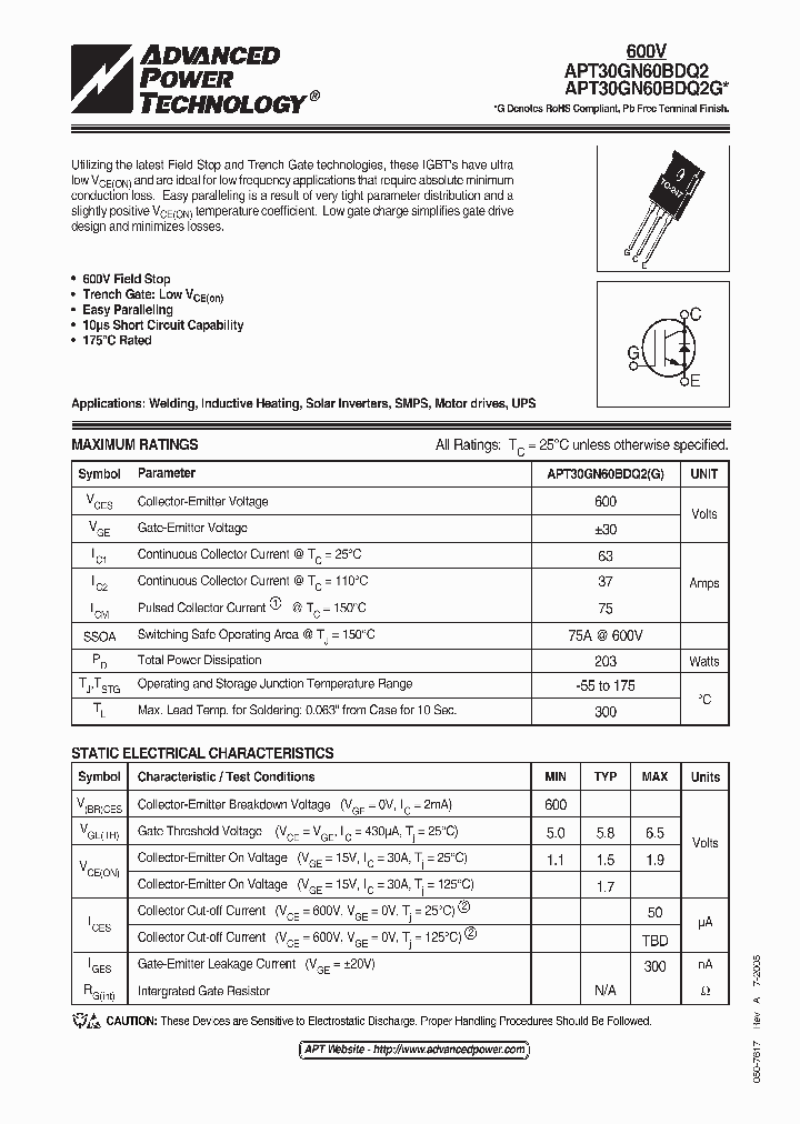 APT30GN60BDQ2_1169527.PDF Datasheet