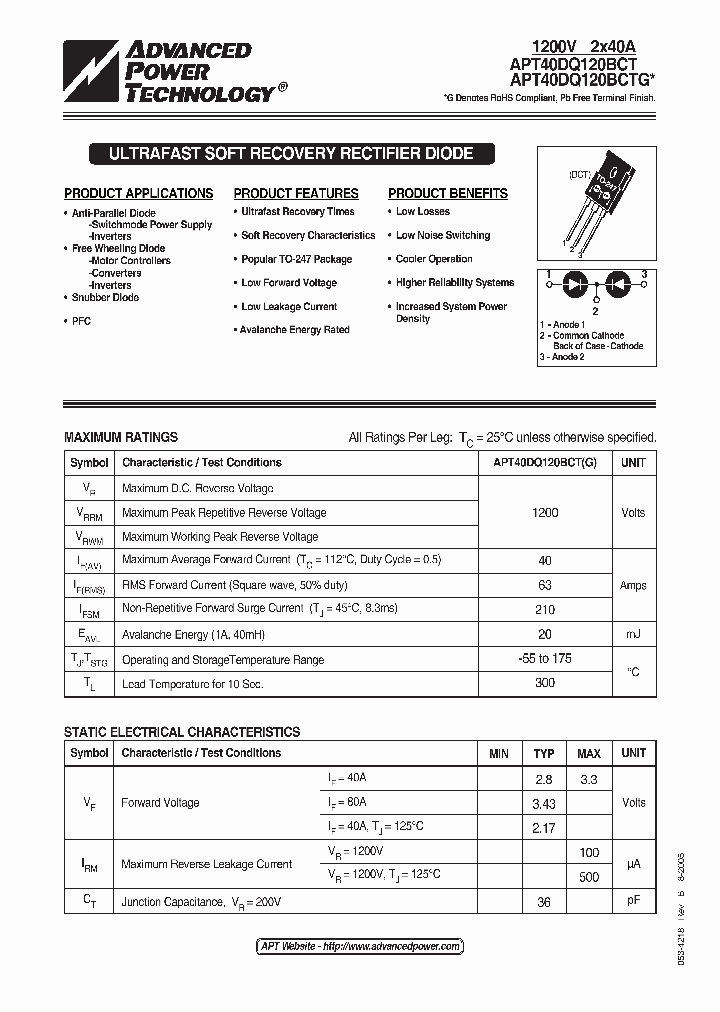 APT40DQ120BCT_1169508.PDF Datasheet