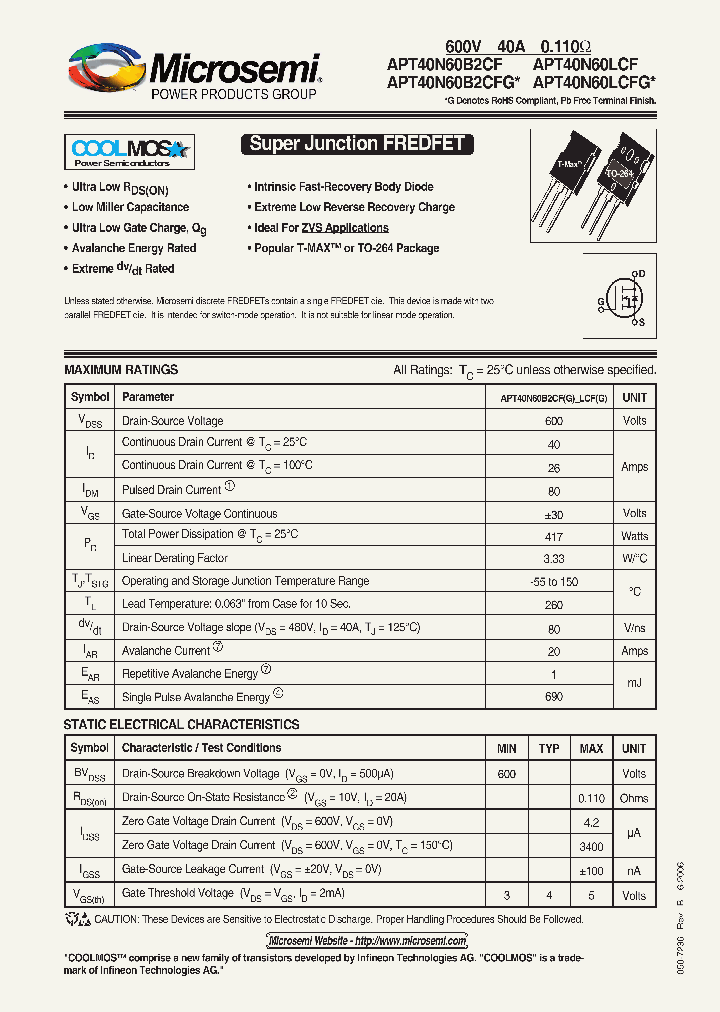 APT40N60LCF_1169086.PDF Datasheet