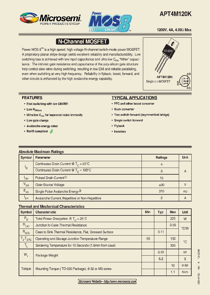 APT4M120K_1211667.PDF Datasheet
