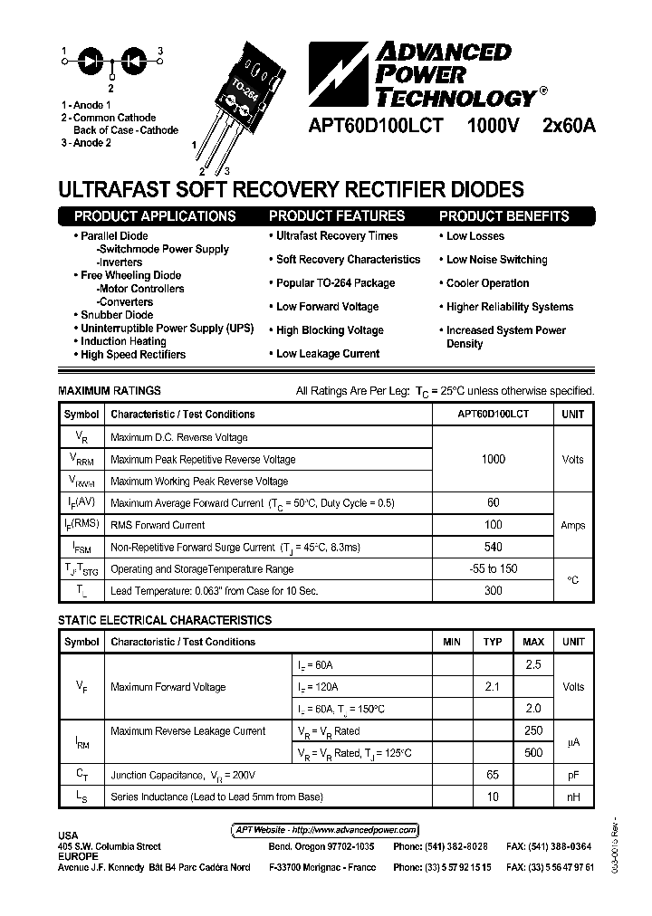 APT60D100LCT_1211866.PDF Datasheet
