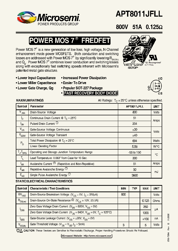 APT8011JFLL_1211925.PDF Datasheet