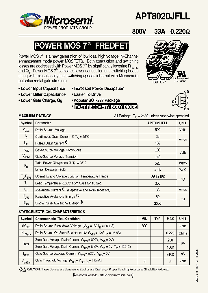 APT8020JFLL_1211942.PDF Datasheet