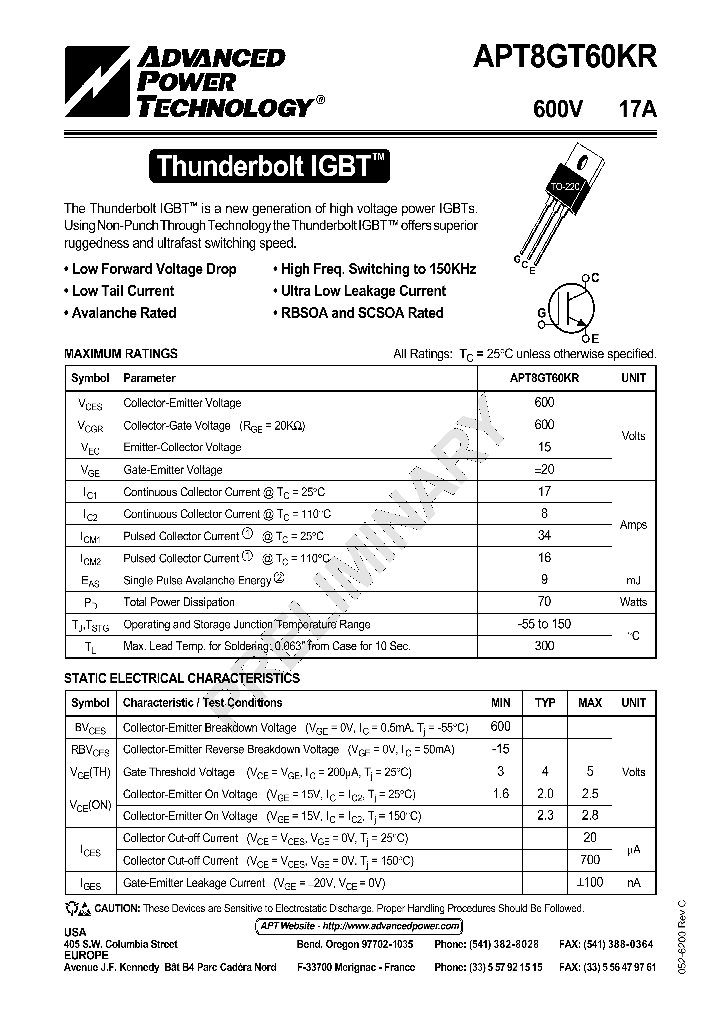APT8GT60KR_1211999.PDF Datasheet