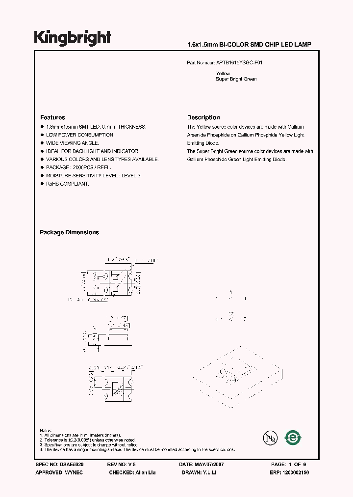 APTB1615YSGC-F01_1212021.PDF Datasheet
