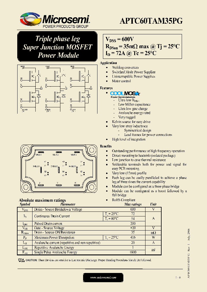 APTC60TAM35PG_1140105.PDF Datasheet