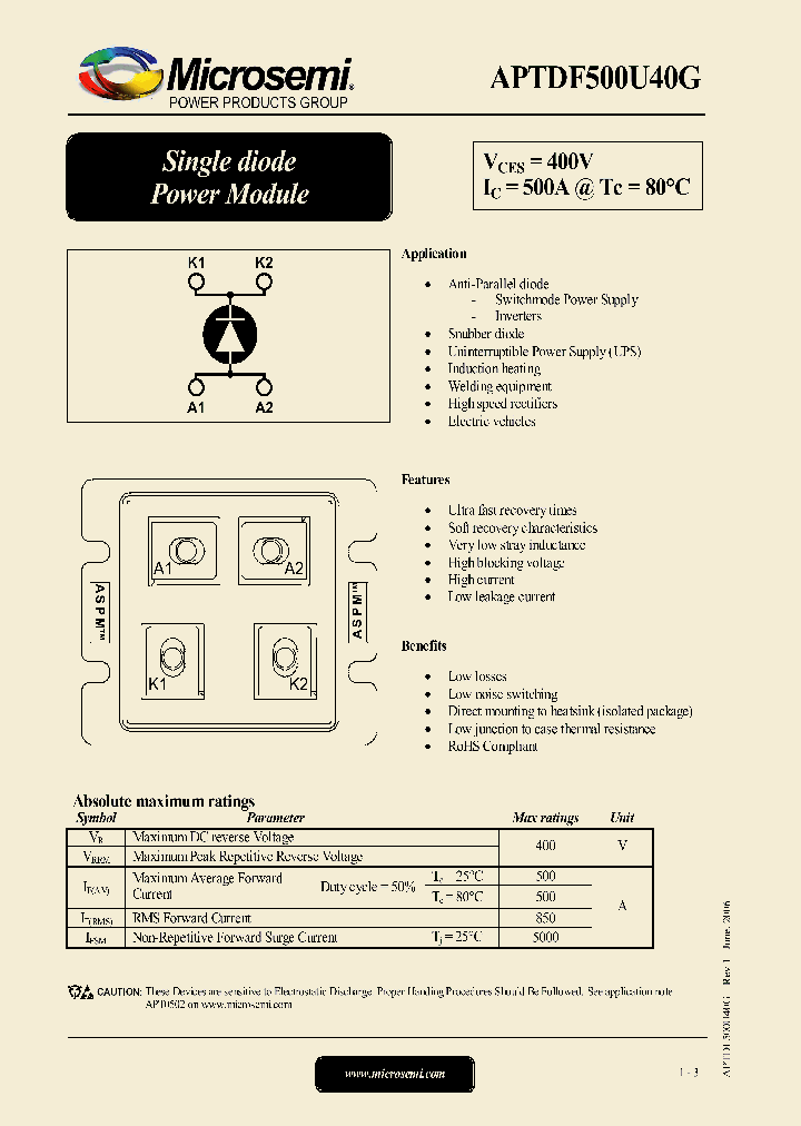 APTDF500U40G_1212141.PDF Datasheet
