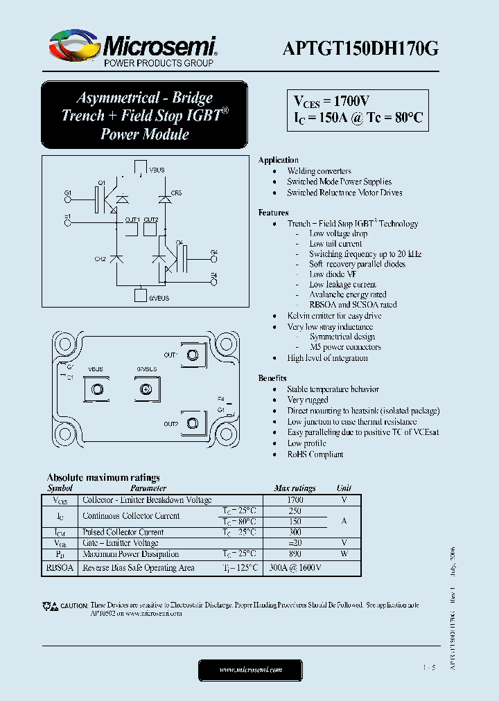 APTGT150DH170G_1212317.PDF Datasheet