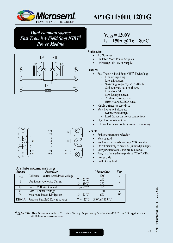 APTGT150DU120TG_1167406.PDF Datasheet