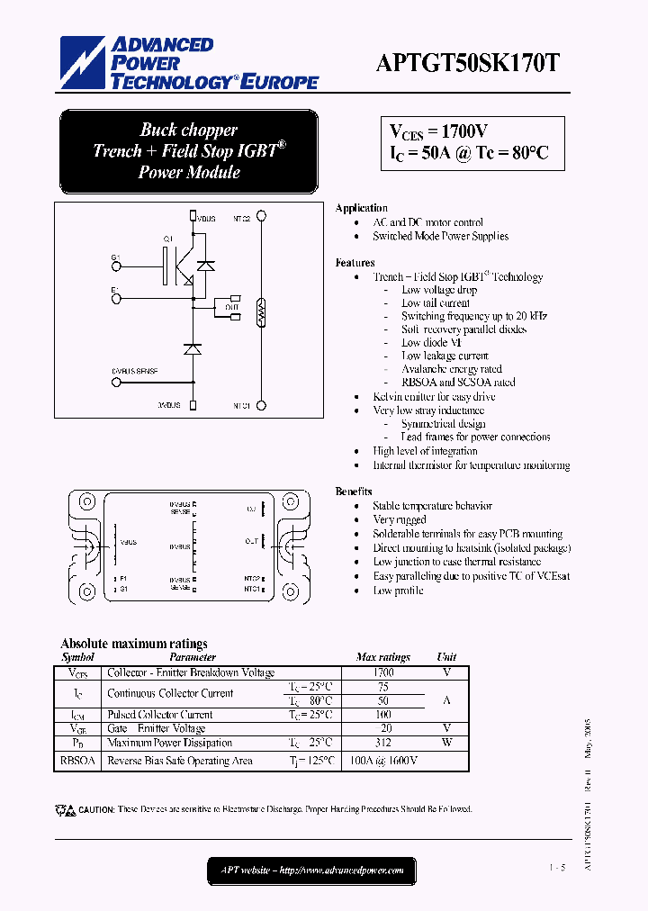 APTGT50SK170T_1167467.PDF Datasheet