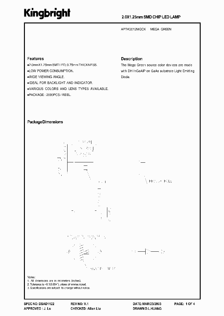 APTK2012MGCK_1212510.PDF Datasheet