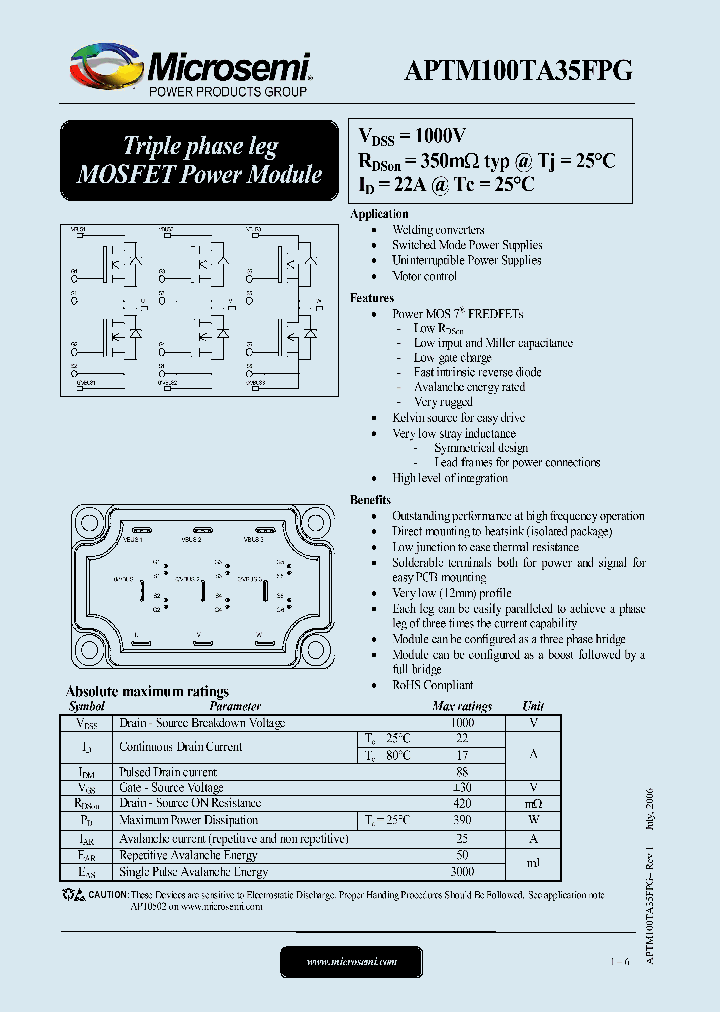 APTM100TA35FPG_1212559.PDF Datasheet