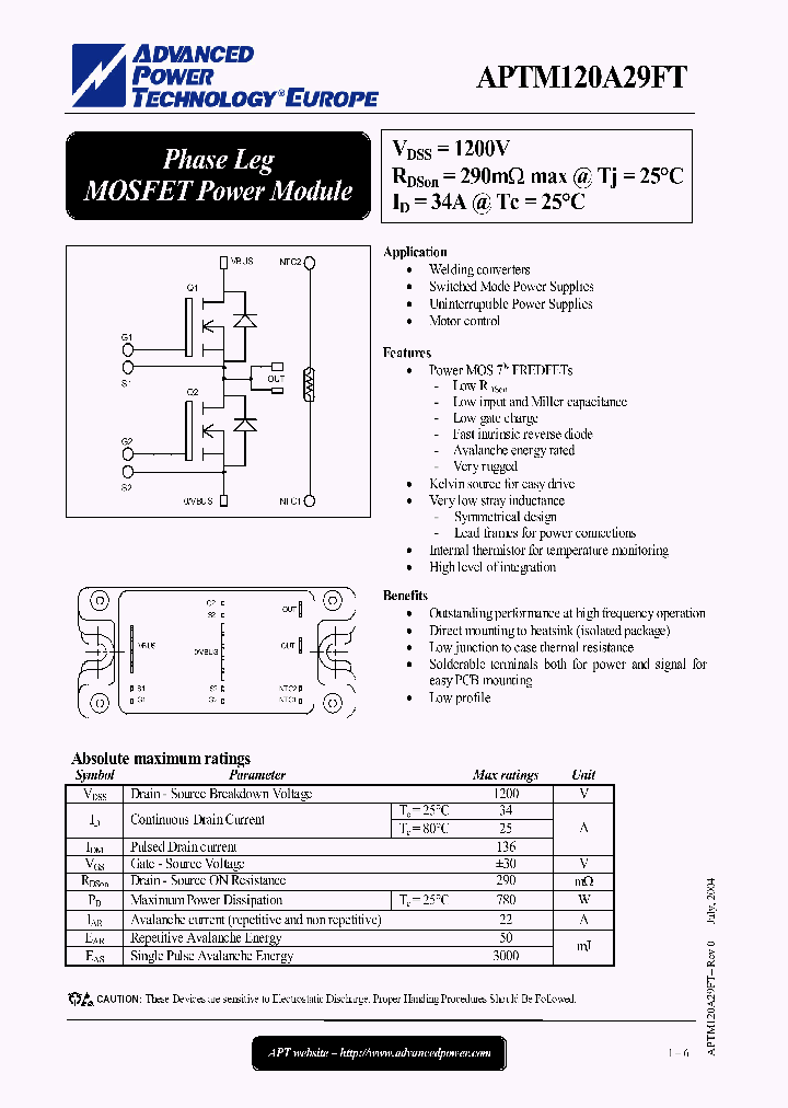 APTM120A29FT_1212600.PDF Datasheet