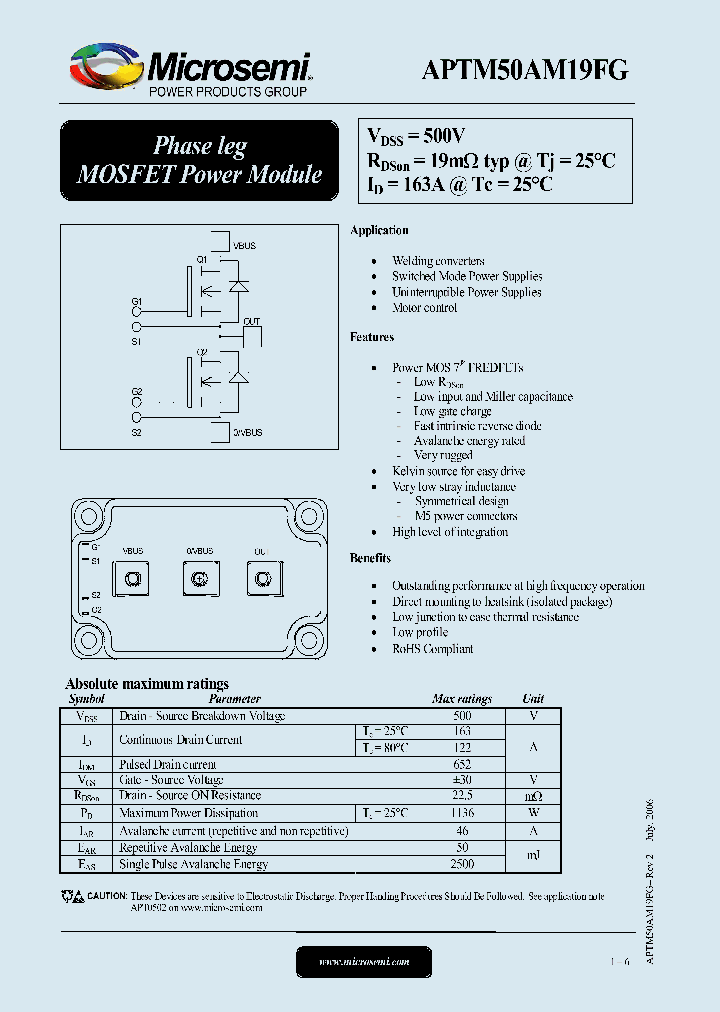 APTM50AM19FG_1169254.PDF Datasheet