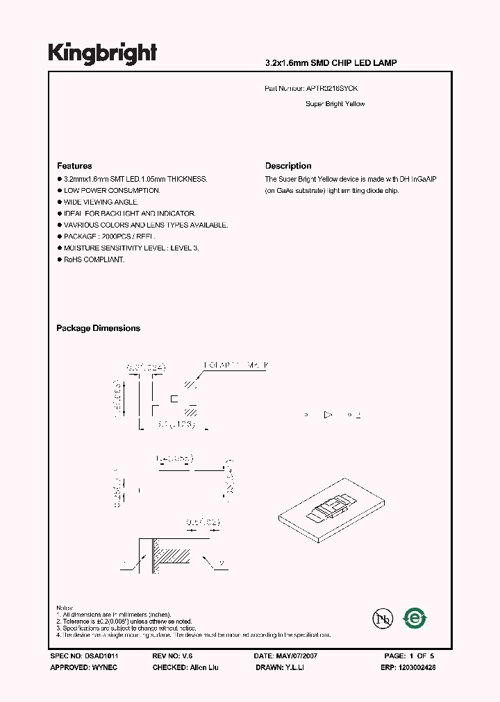 APTR3216SYCK_1212745.PDF Datasheet