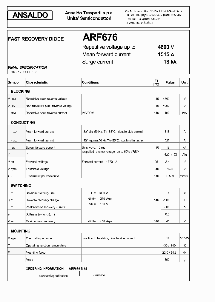 ARF676S48_1212977.PDF Datasheet