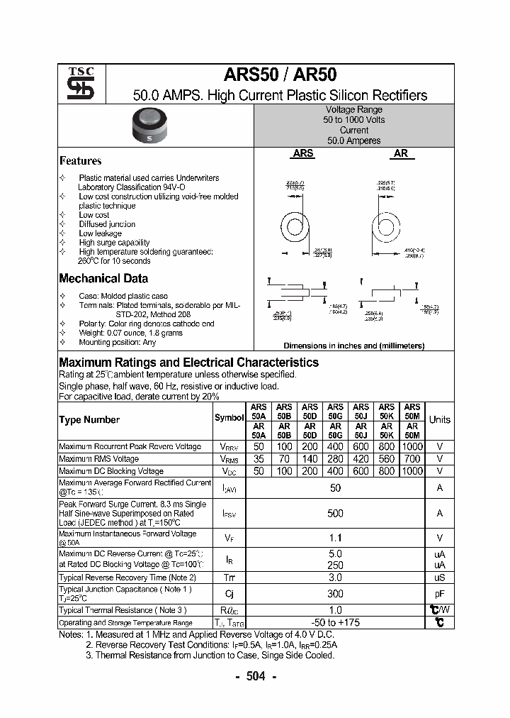 ARS50M_1213002.PDF Datasheet
