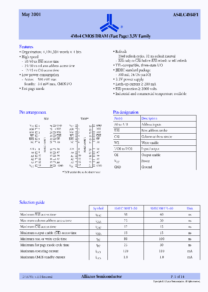 AS4LC4M4F1-60TI_1213149.PDF Datasheet