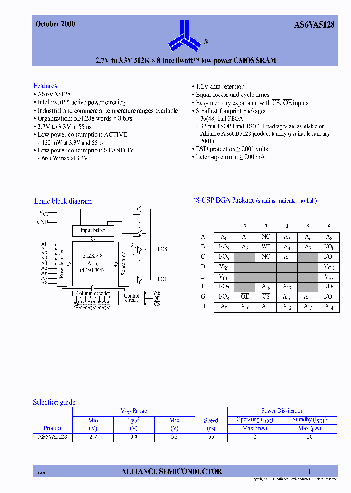 AS6VA5128-BI_1213176.PDF Datasheet
