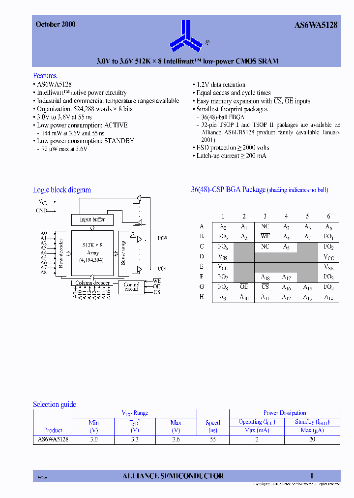 AS6WA5128_1213178.PDF Datasheet